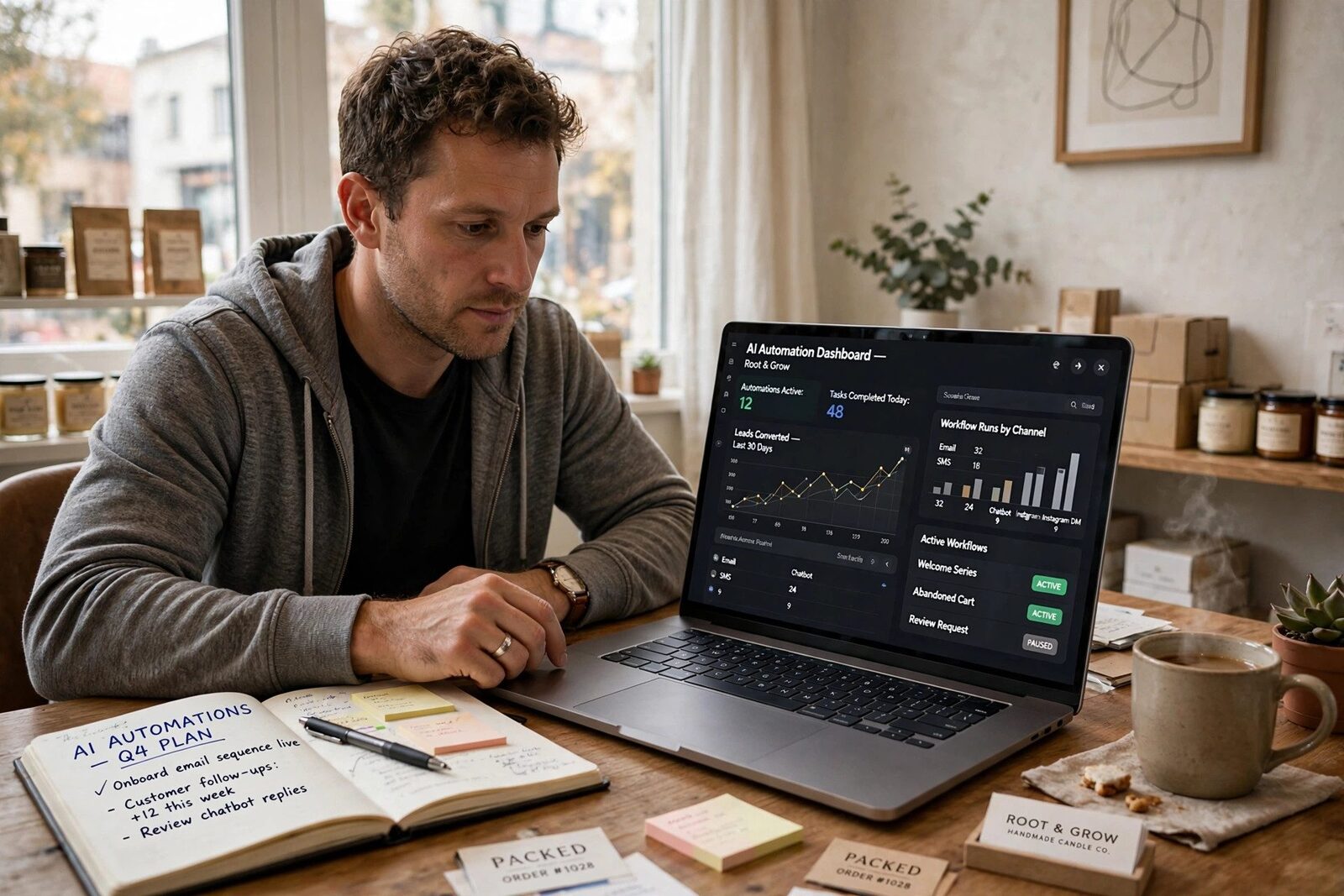 AI tools saving time for small business owners