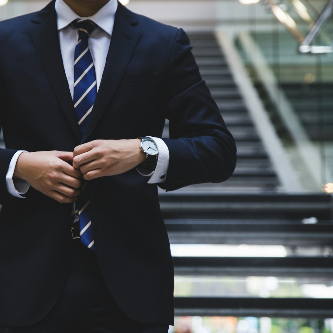 Businessman in a suit, corporate portrait