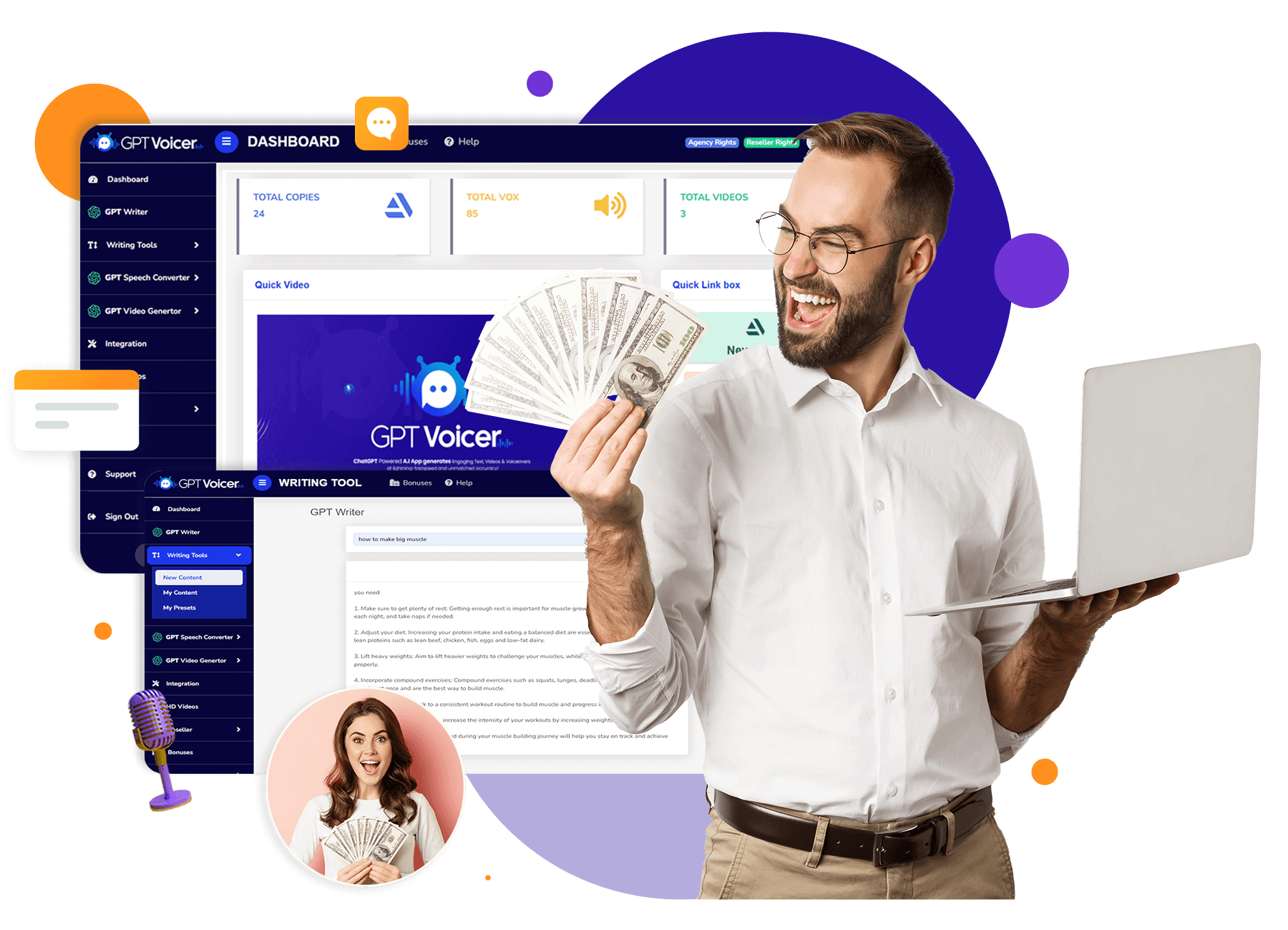 GPTVoicer voiceover tools